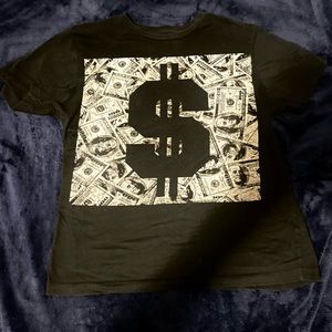 Forever 21 Money Small Mens T Shirt Black (SOLD)